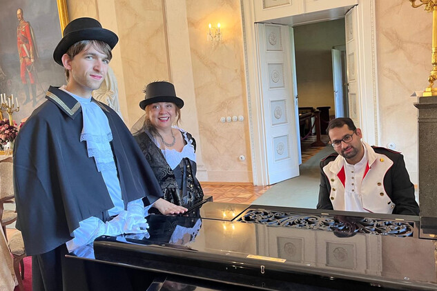 Kostýmované prohlídky na zámku Kynžvart | © Martina Karasová Kostýmované prohlídky na zámku Kynžvart | © Martina Karasová